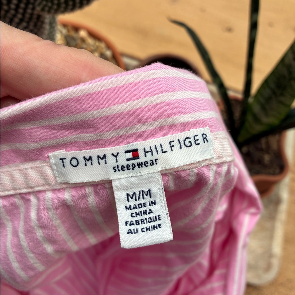 Tommy Hilfiger Pink Striped Loungewear